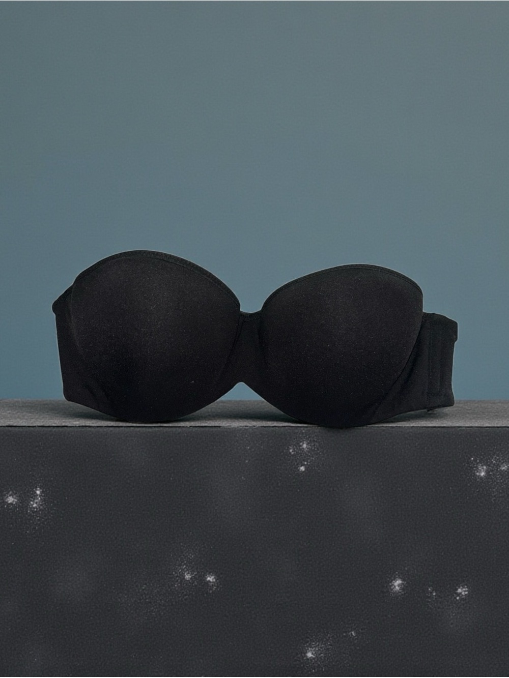 Wonderbra Black Bandeau Intimates with‎ Underwire Support size 34A
